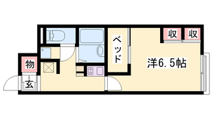 西新町駅 徒歩19分 1階の物件間取画像